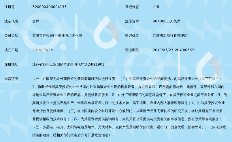 保利协鑫苏州新能源有限公司资料