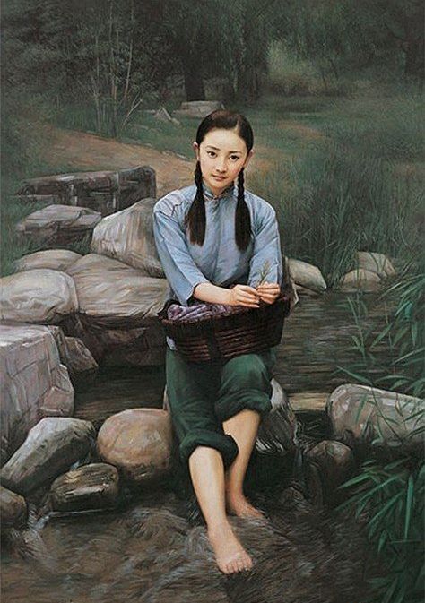 村里有个姑娘叫小芳[爱心][爱心][爱心]