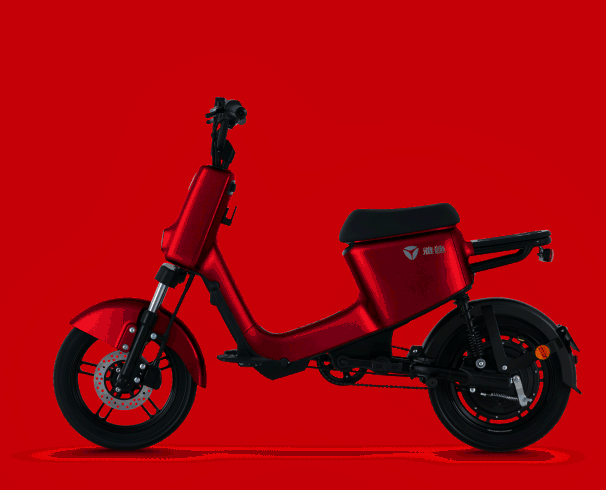 雅迪又出新品,最新款电动车u1一一"更轻,没电也能轻松骑.