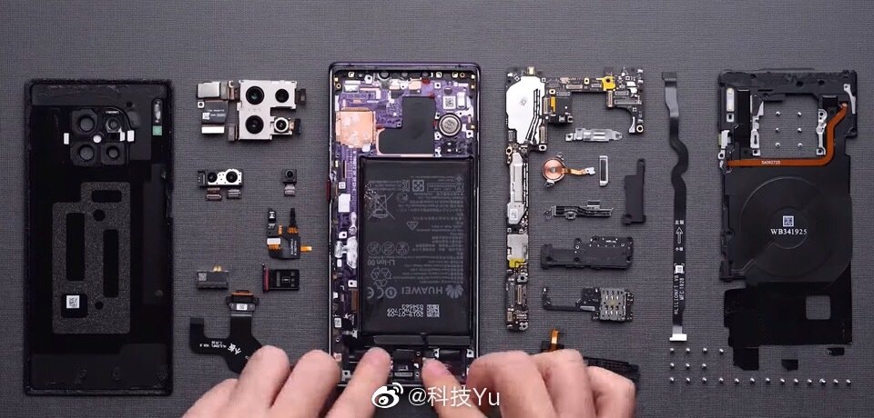 mate30主板拆解图图片