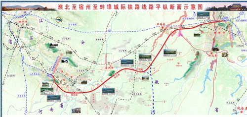 淮宿阜高铁线路图图片