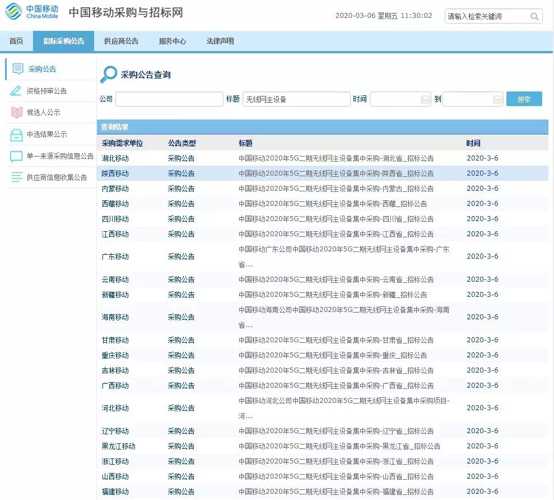 2024年运营商集采盘点：夯实5G基本的建设全力推进智能化进程