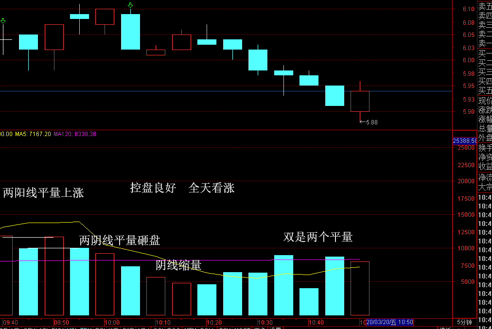 莊家控盤系列訓練三建倉跡象