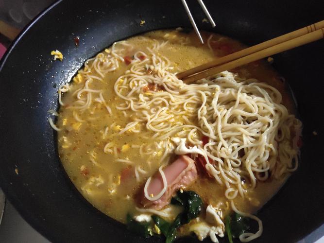 今天吃了一顿大面