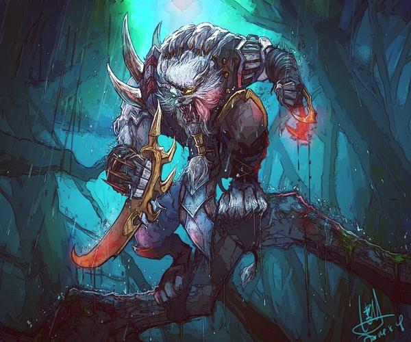 出色的猎人雷恩加尔早已获利了解留了尾巴在这里雷恩加尔无敌的猎手