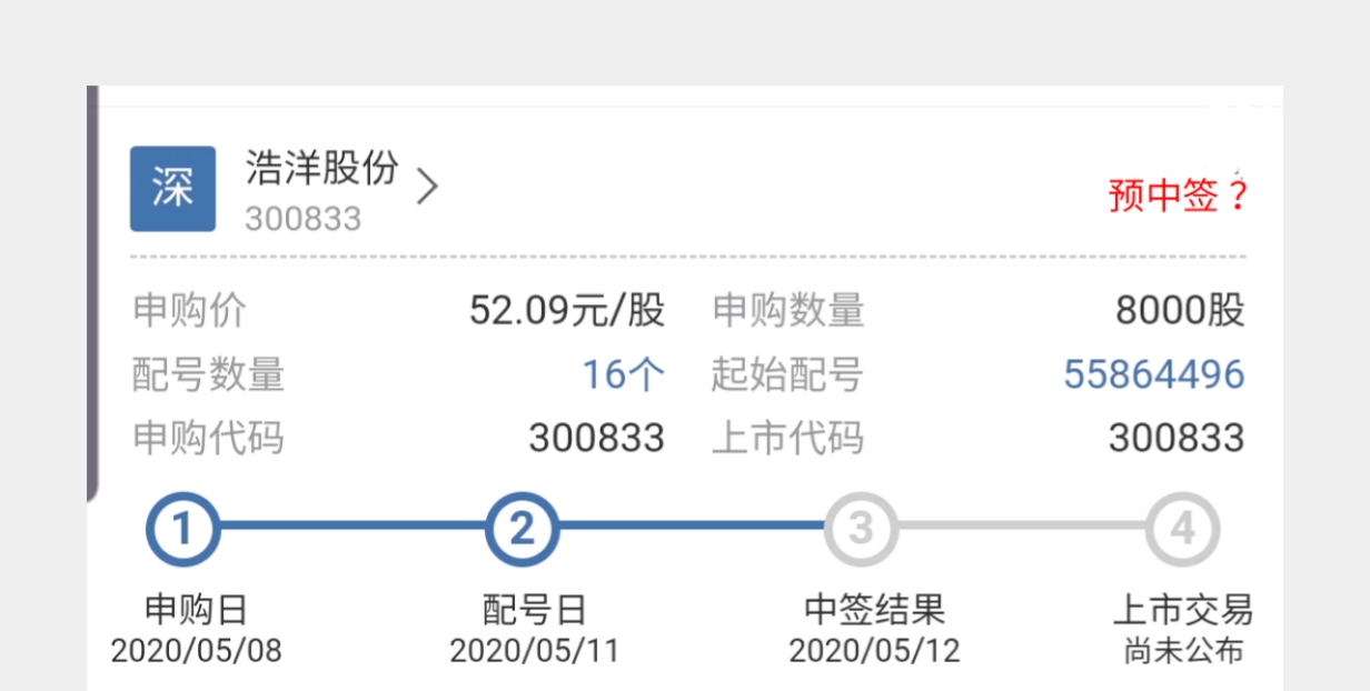 我这是中了吗_浩洋股份(300833)股吧_东方财富网股吧