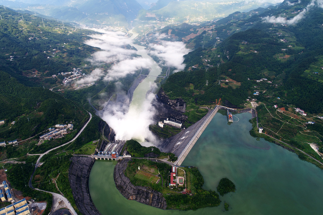 形成清江2020年第5次洪峰,最大入库流量9180立方米/秒安全过境水布垭