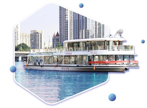 宁德时代助力闽江之星电动首航近日福建省首艘电动高端内河游船闽江