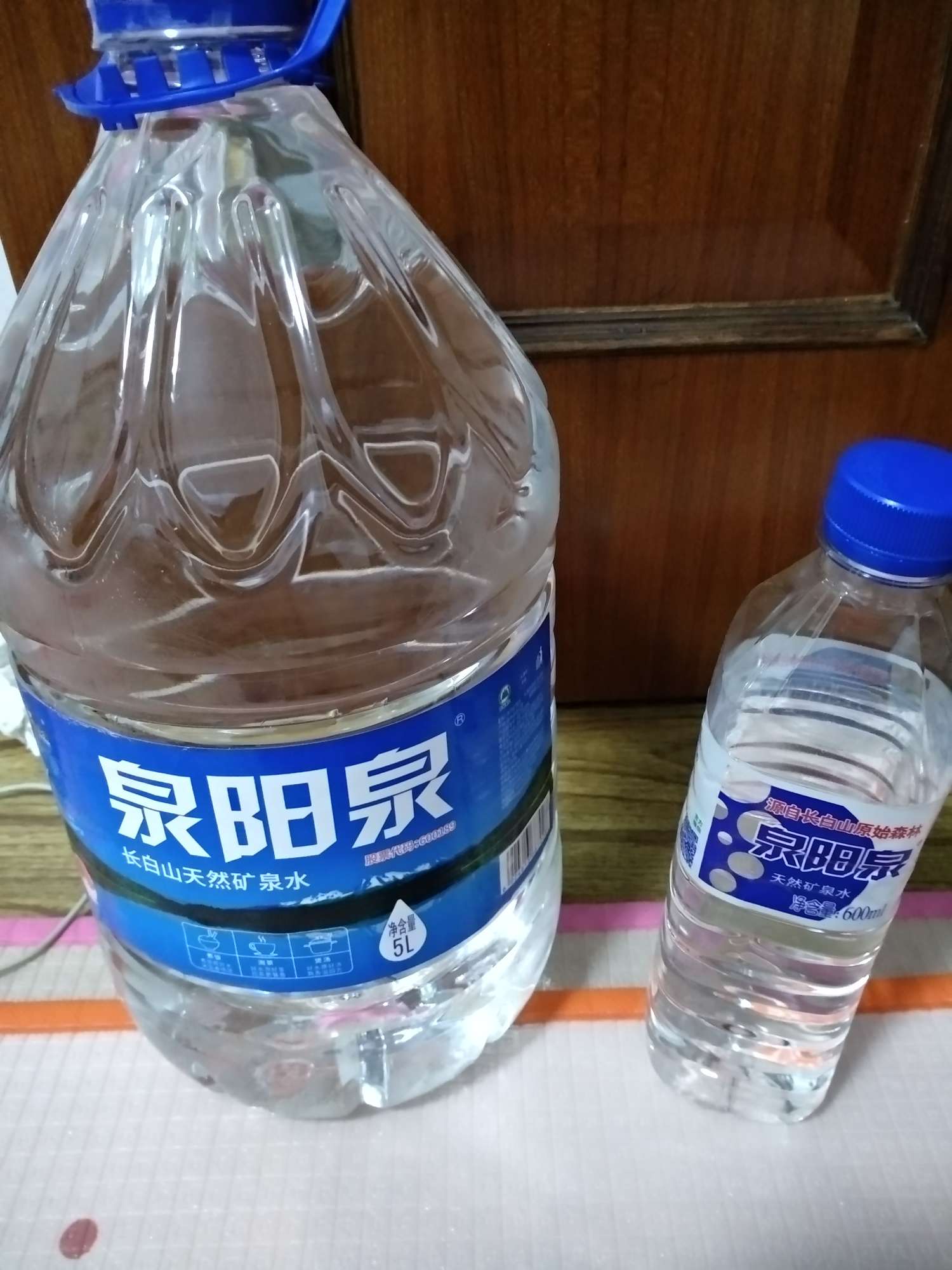 家中吃顶级泉阳泉矿泉水