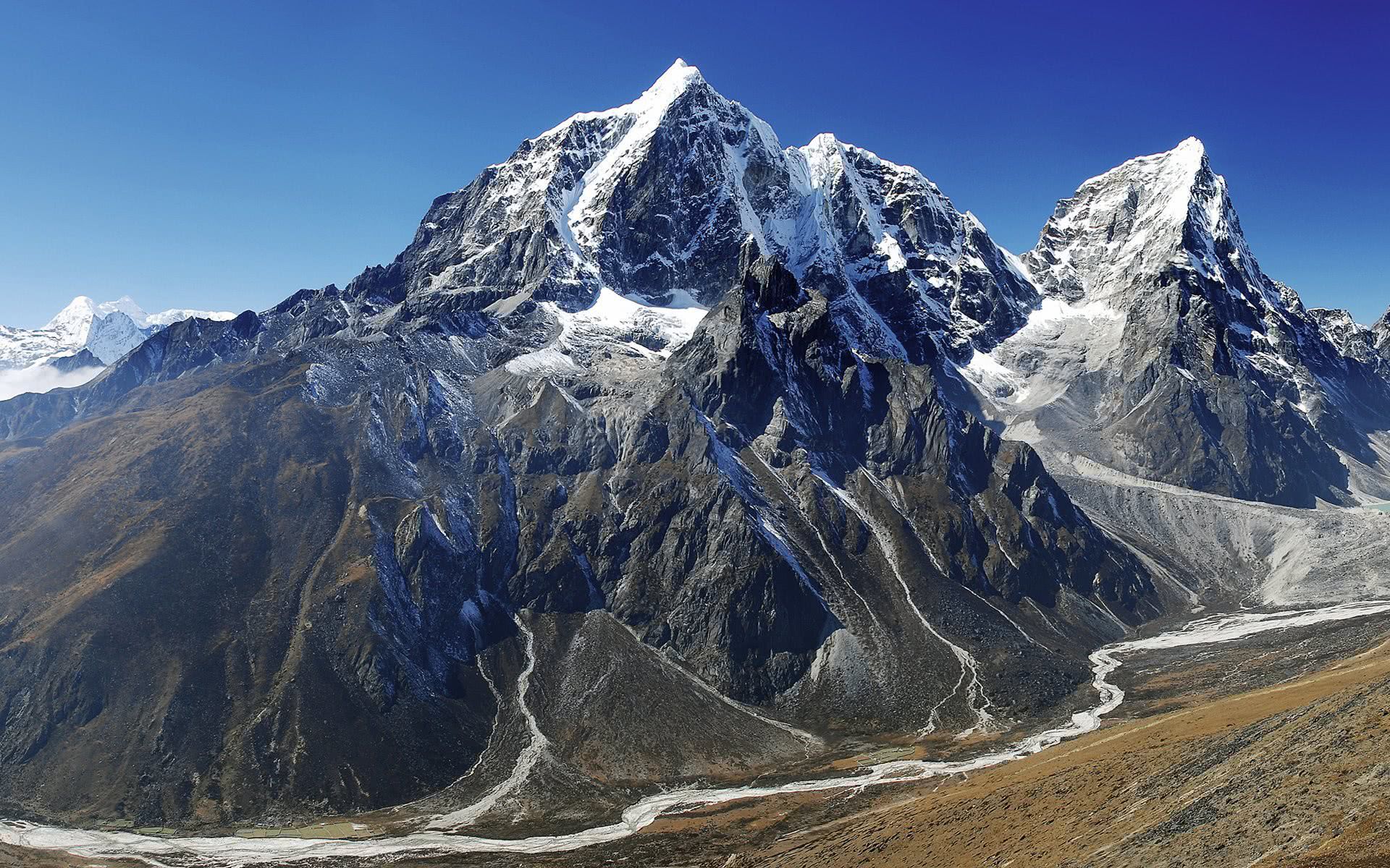 喜马拉雅山脉全景图片图片