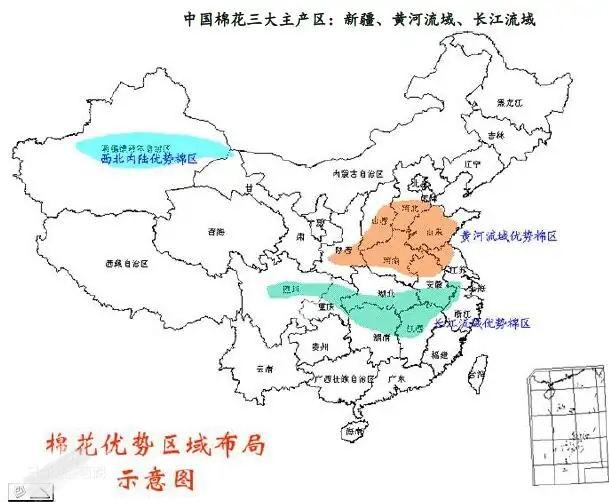 中国五大商品棉基地图片