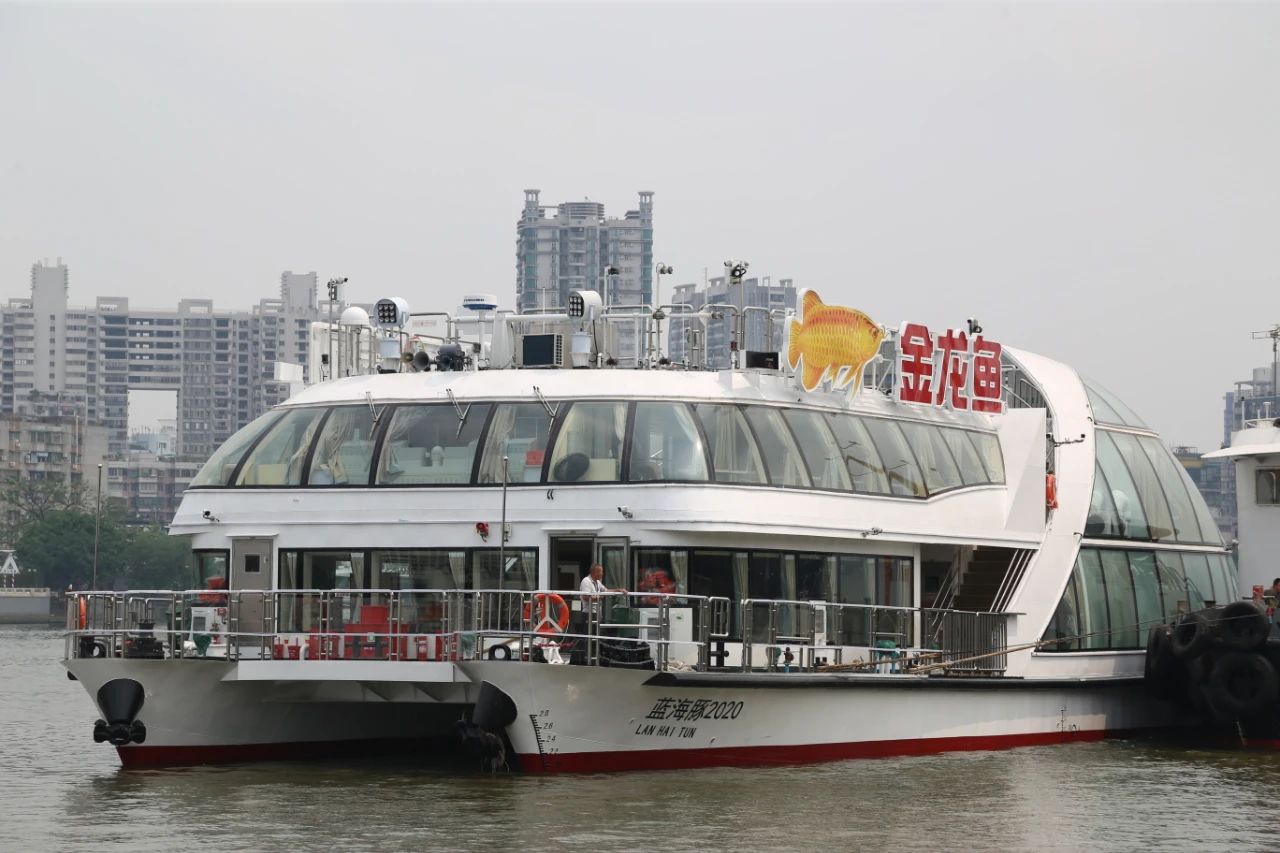 粤港澳大湾区首艘纯电动游船蓝海豚2020顺利交付中国船舶集团旗下