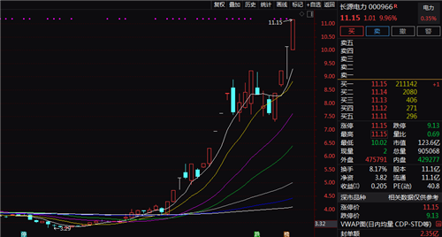 000966暴涨成碳中和超级龙头之一300966午后更是暴涨超800湖北