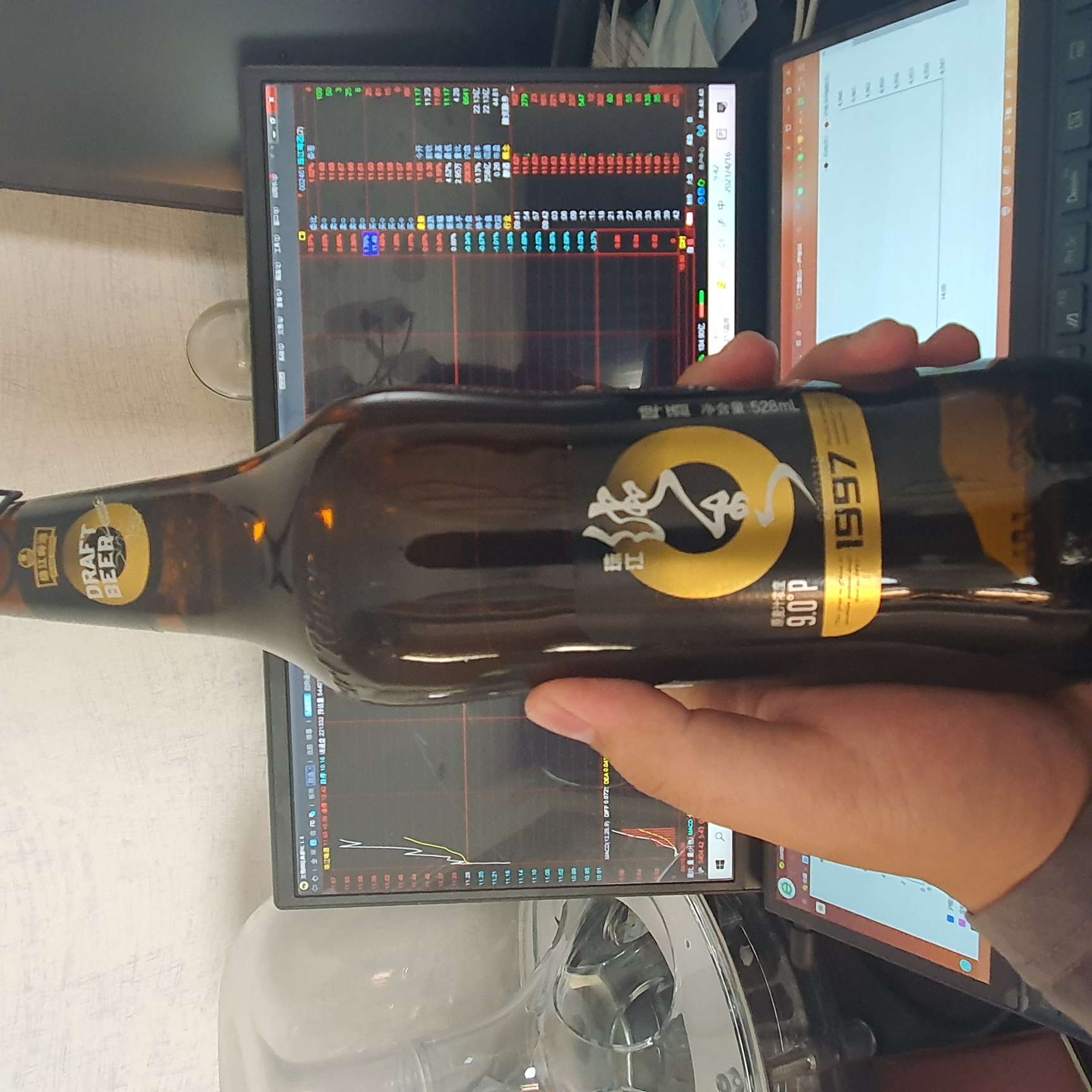 珠江纯生黄色的拉环那款是真的好喝