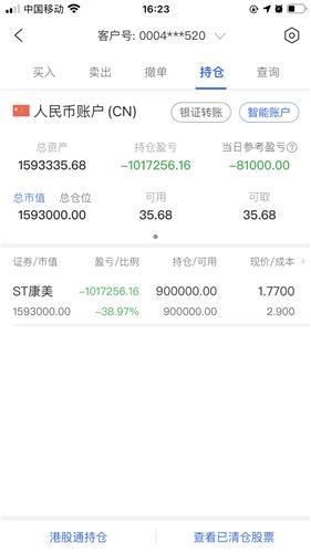 亏损已经超过百万昨晚老公都开始担心我怕我炒股失败影响心情滴汗滴汗