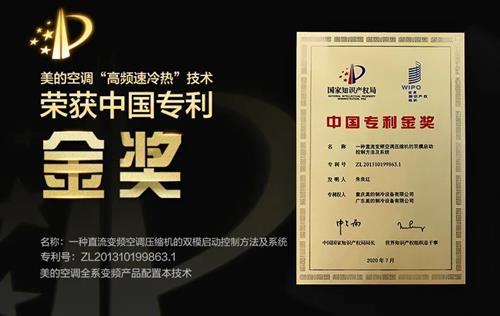 世界知识产权日美的斩获15个中国专利奖美的空调成佛山唯一金奖获得者