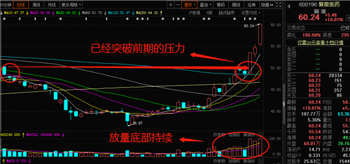 股王軍師復星醫藥4月30日漲停收盤價6024主力淨流入130245億