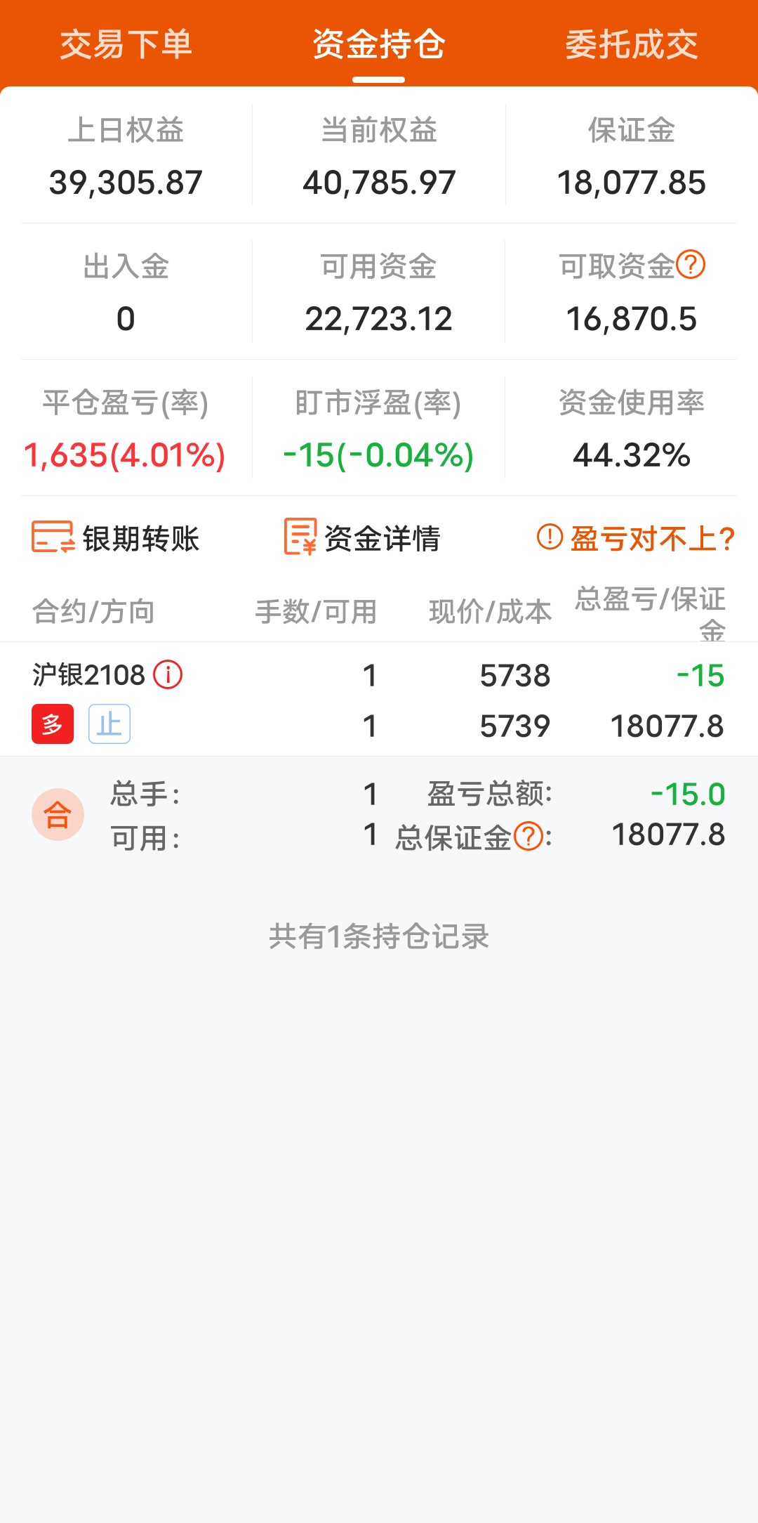 东方财富app持仓图片