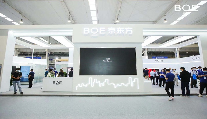 boe(京东方)强势亮相icdt2021新一代玻璃基miniled全面量产5月3