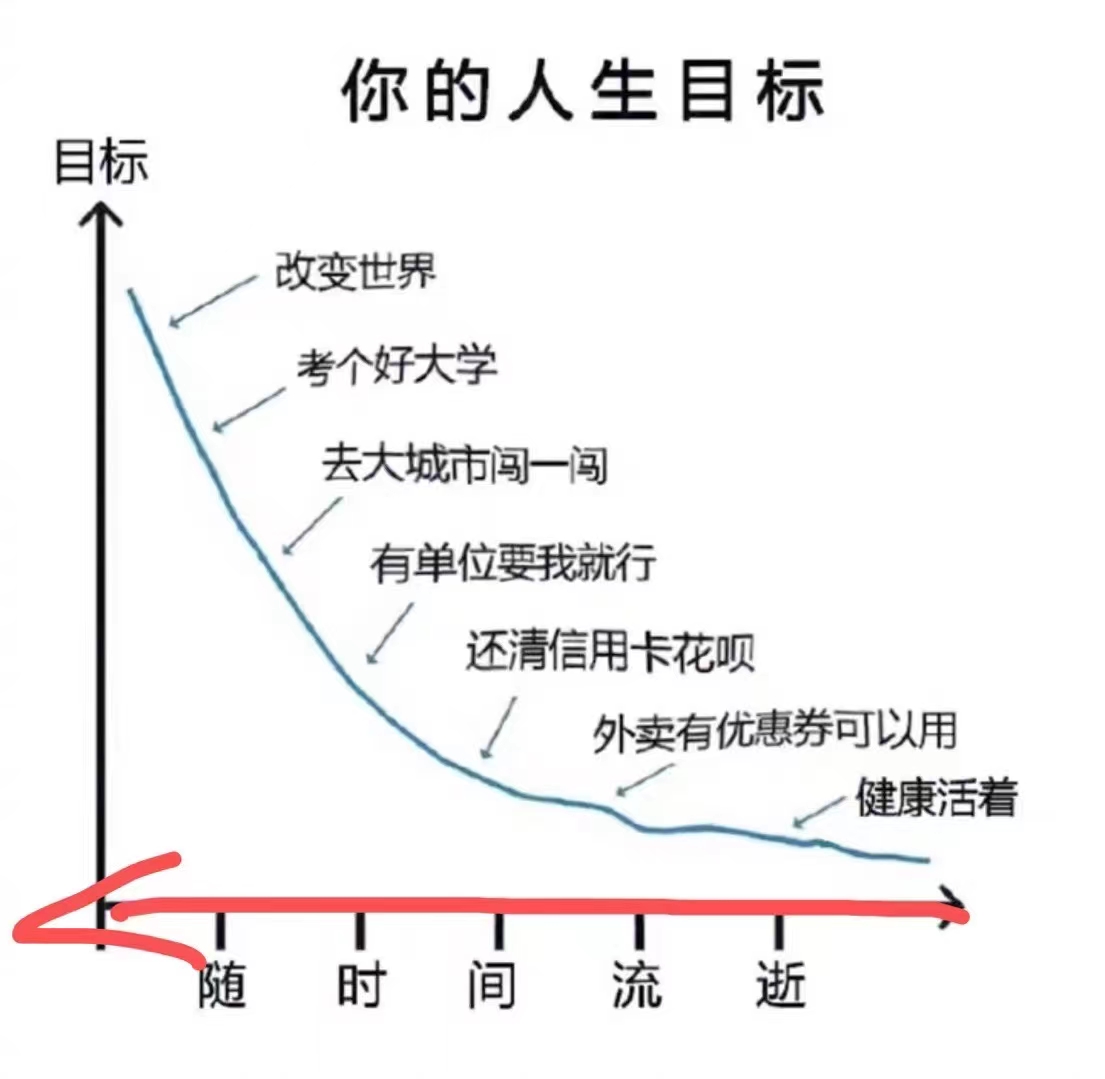 手画的人生规划目标图图片