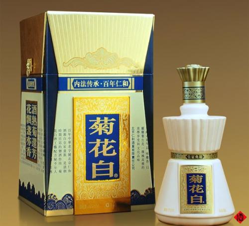 北京有款名酒叫菊花白宫廷御酒140年历史可以考虑收购下呲牙