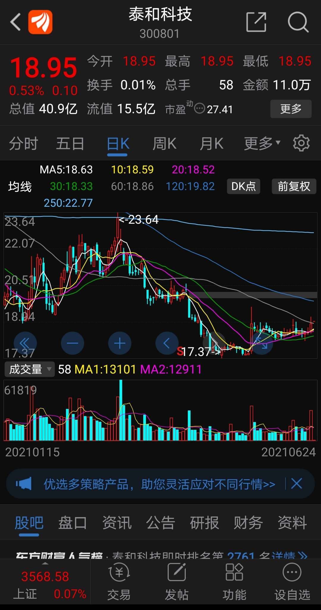 泰和科技(300801)股吧_东方财富网股吧