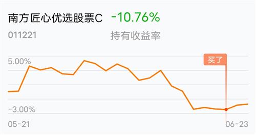 亏成狗了_南方匠心优选股票c(of011221)股吧_东方财富网股吧