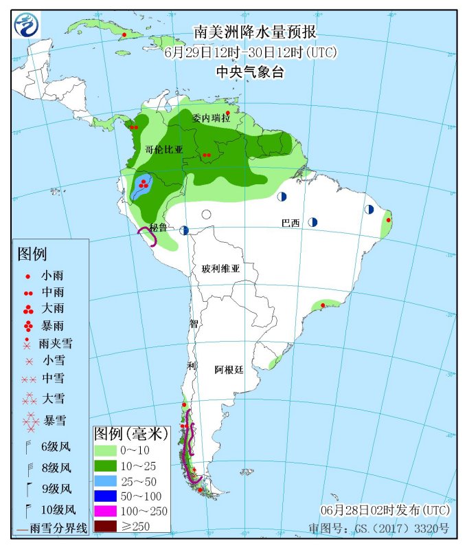 巴西降水量分布图图片