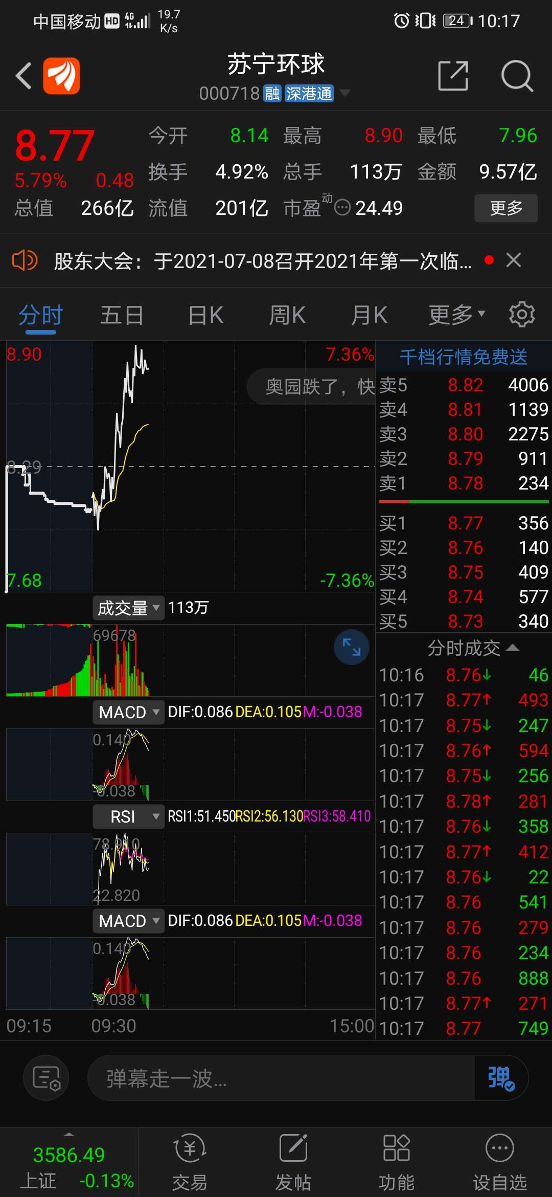 苏宁环球(000718)股吧_东方财富网股吧