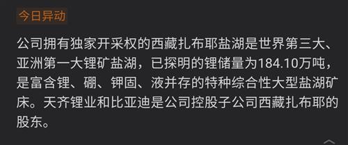 西藏礦業更新的異動_天齊鋰業(002466)股吧_東方財富網股吧