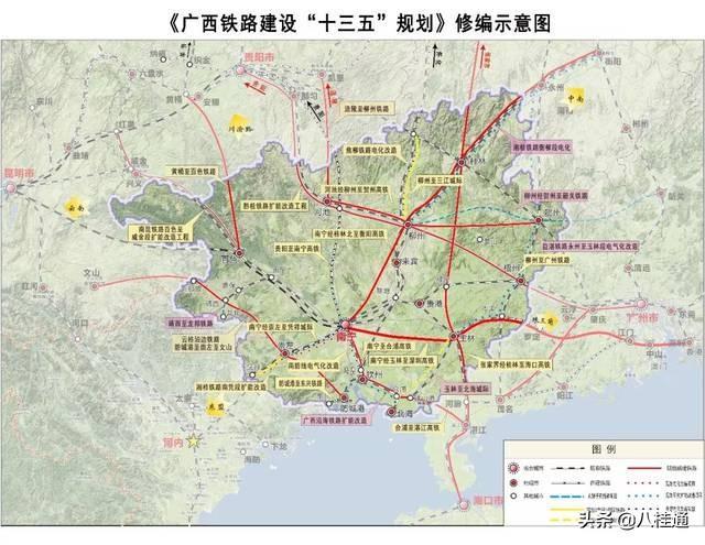 廣西十四五鐵路規劃誰將是最大的贏家近日廣西十四五鐵路規劃曝光哪家