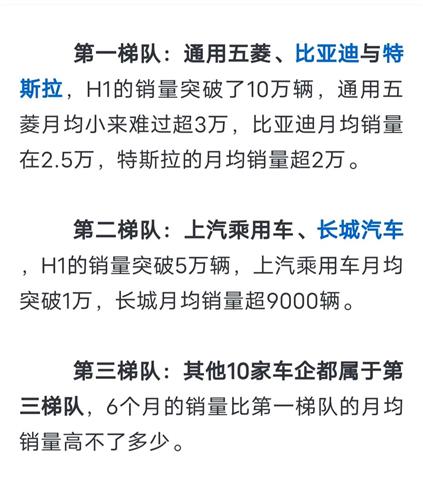 上汽乘用车新能源汽车2020年全年销量767702021年半年662992