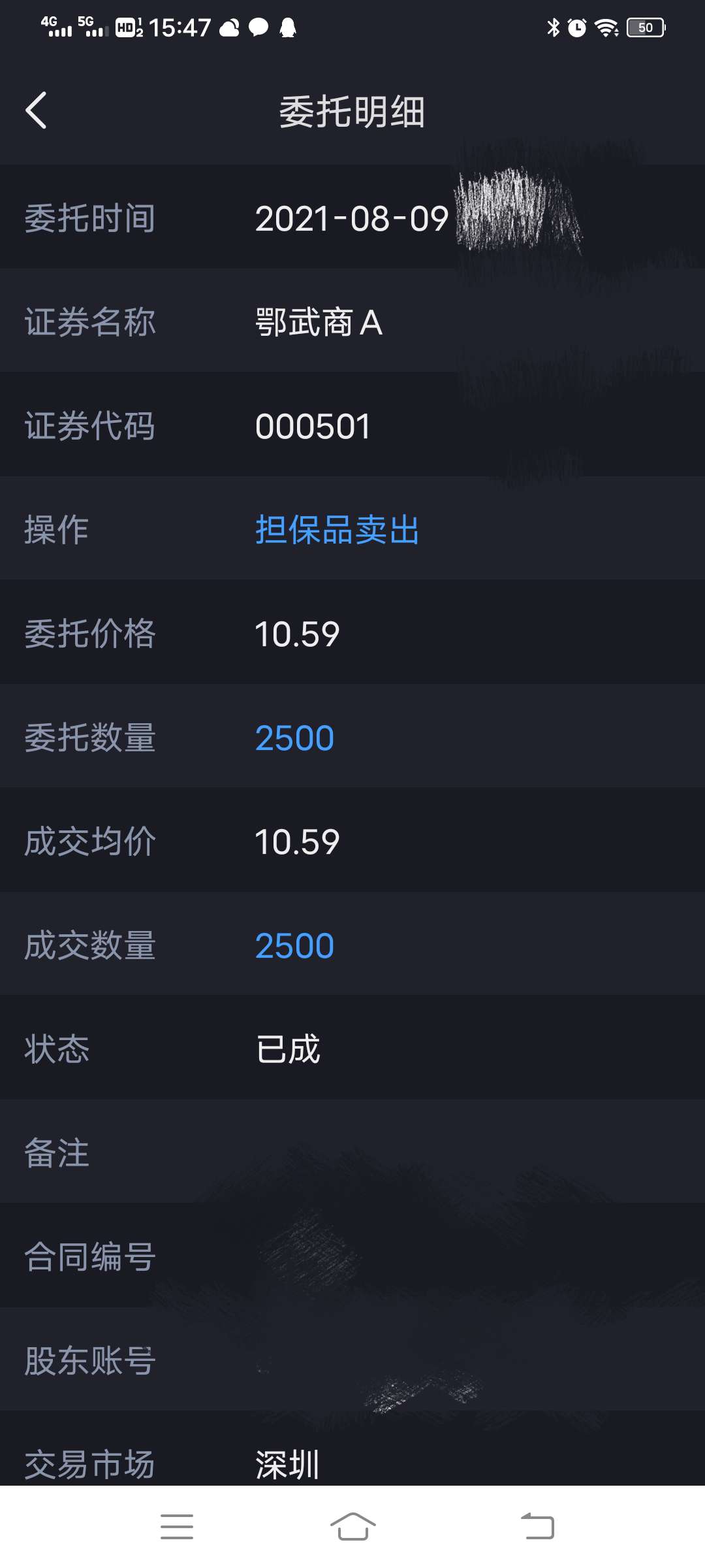 000501鄂武商股票行情