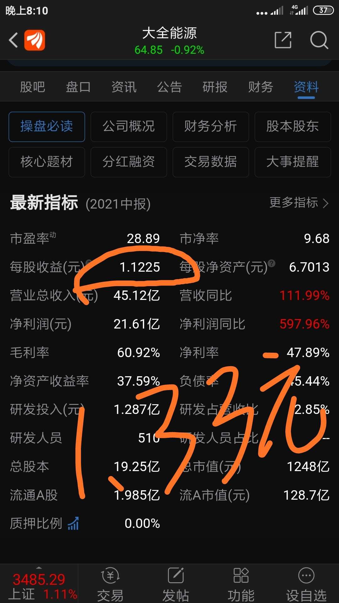 大全能源(688303)股吧_东方财富网股吧