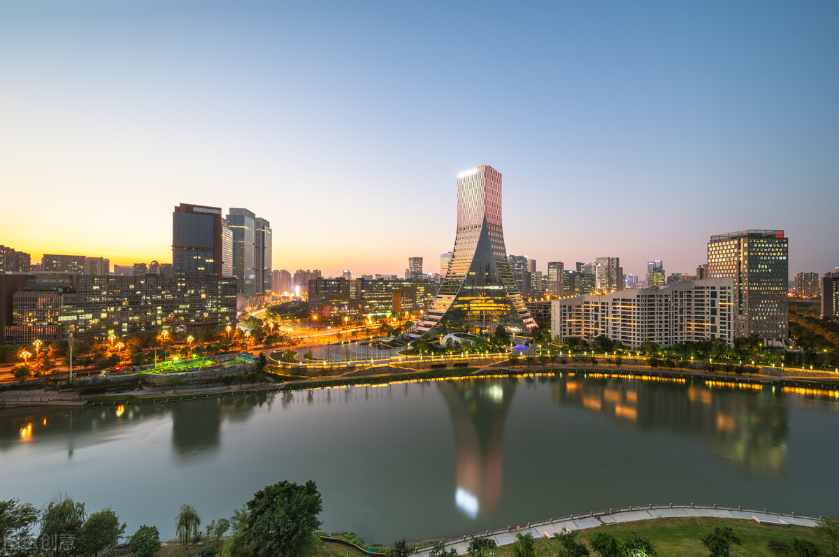 天府未来城下班归家环道公园城市更像是一场旅行