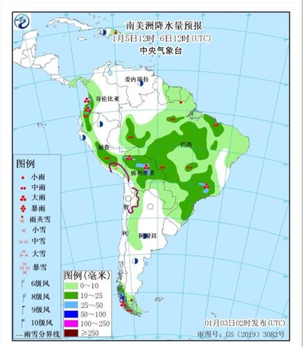 巴西降水量分布图图片