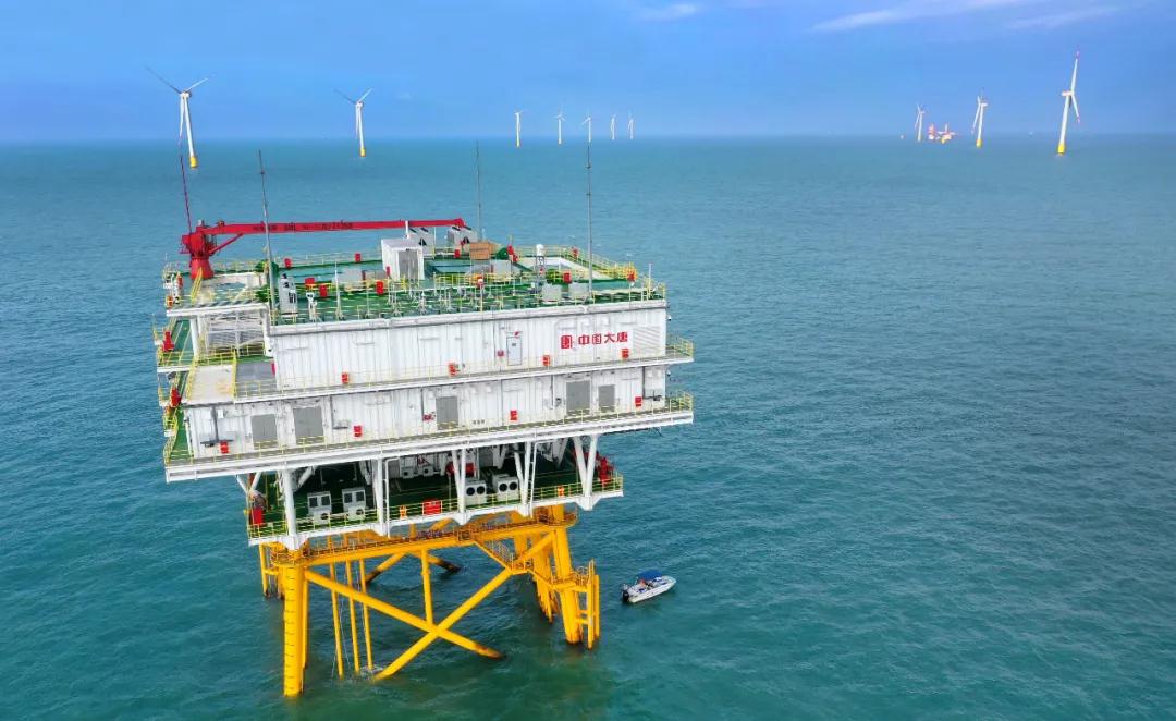 乘风破浪正当时特锐德海上风电预制舱升压站顺利并网