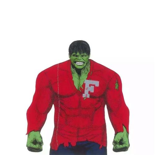 红色外衣之下是绿巨人浩克