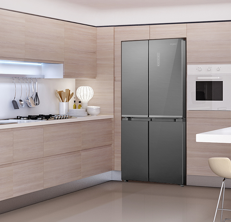 纤薄大容量惠而浦巧致冰箱给你满满的居家安全感