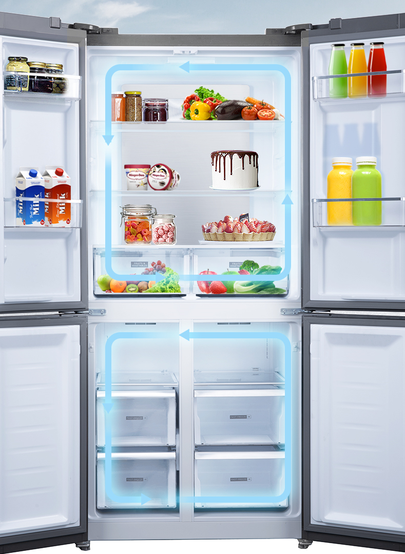 纤薄大容量惠而浦巧致冰箱给你满满的居家安全感