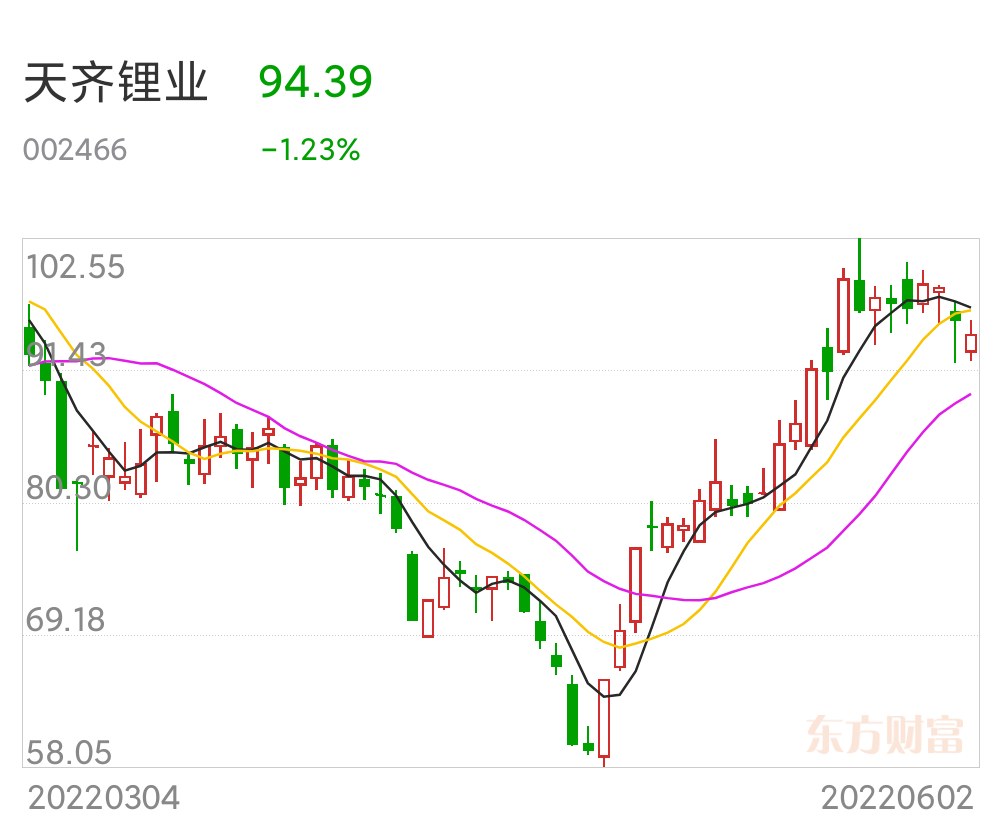 寻找价值股票天齐锂业能源金属领头羊