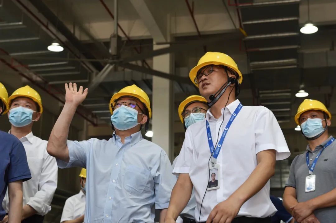 生态环境部固体废物与化学品司司长任勇一行调研"大地海洋"
