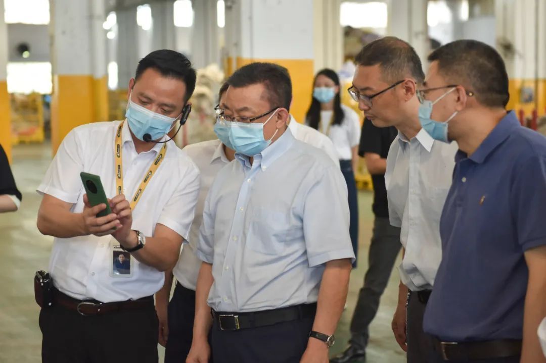 生态环境部固体废物与化学品司司长任勇一行调研"大地海洋"