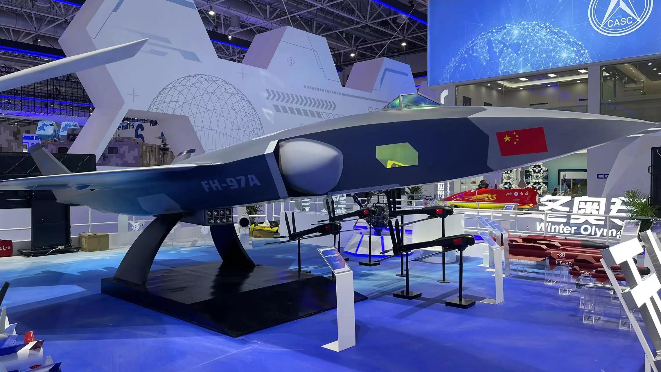 航天九院航天电子飞鸿公司研发的一款名为fh-97a的"忠诚僚机"横空出世