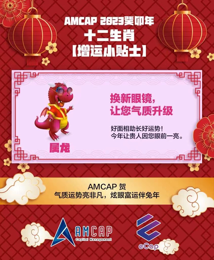 amcap2023十二生肖增運法之龍新年新氣象是時候更換一副新眼鏡啦質量