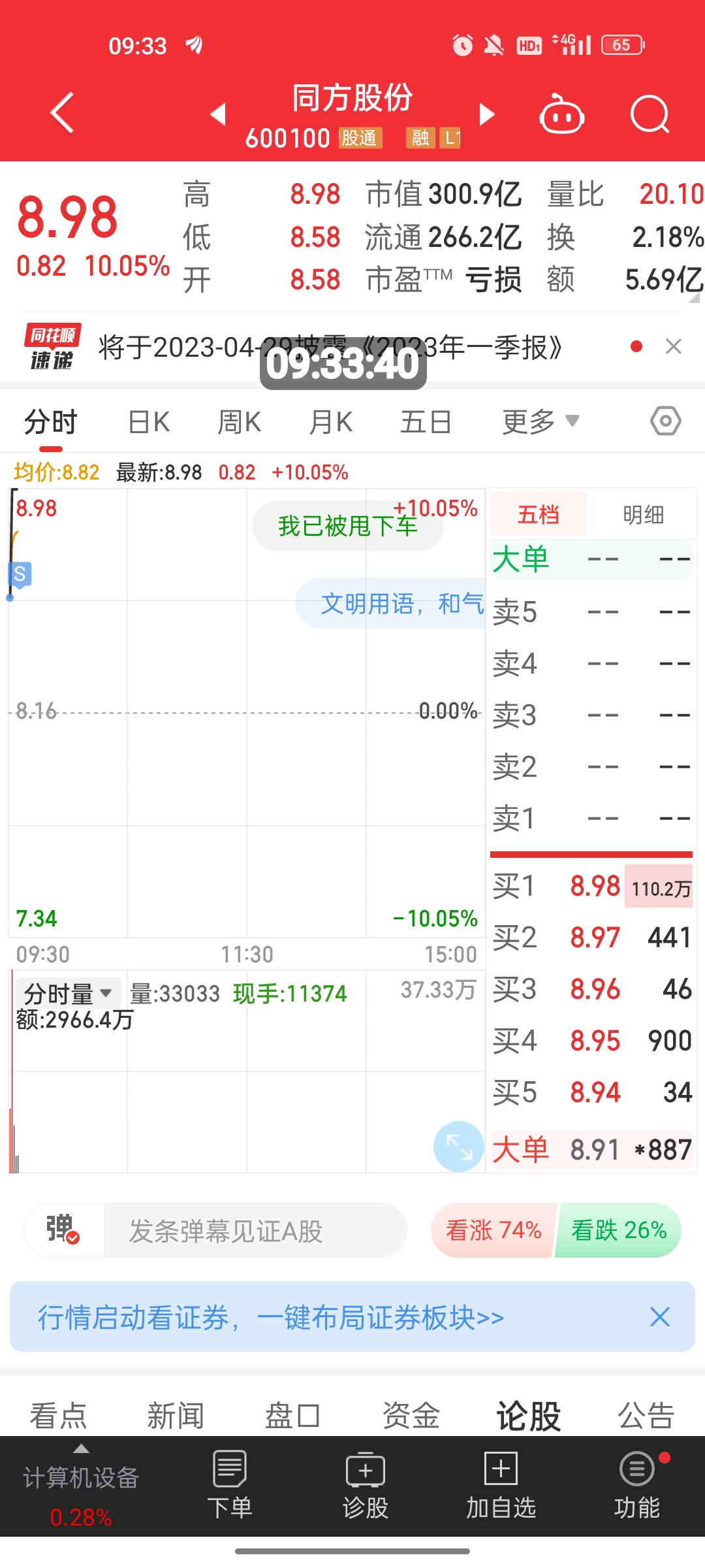 [大哭][大哭][大哭][大哭]什么意思老铁，一定要看我哭吗_同方股份(600100)股吧_东方财富网股吧