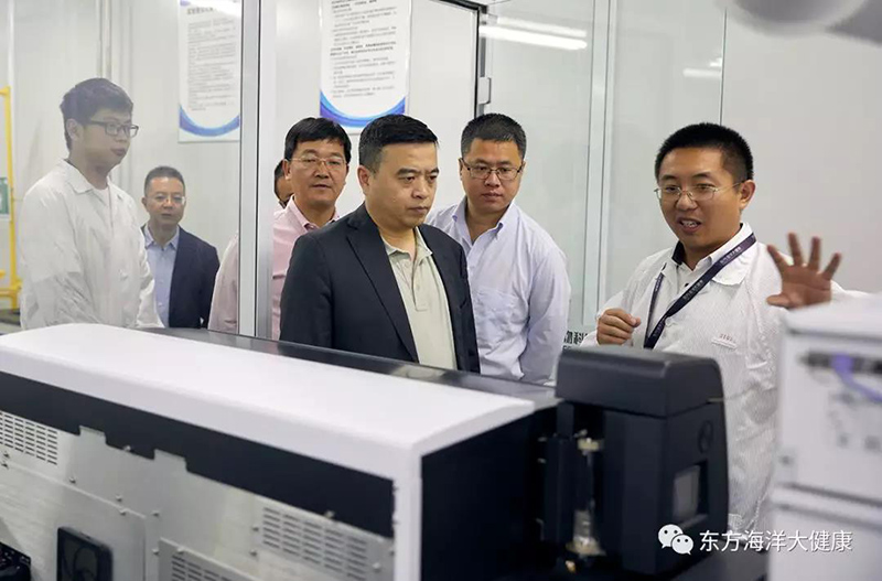 在随后的座谈中,东方海洋大健康事业部总裁车志远具体介绍了东方海洋