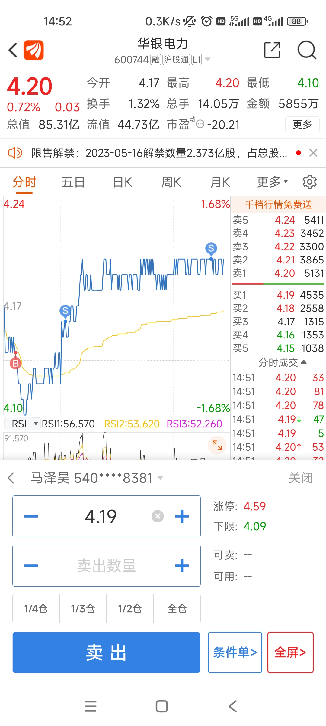 明天来个高开让我飞了吧_华银电力(600744)股吧_东方财富网股吧