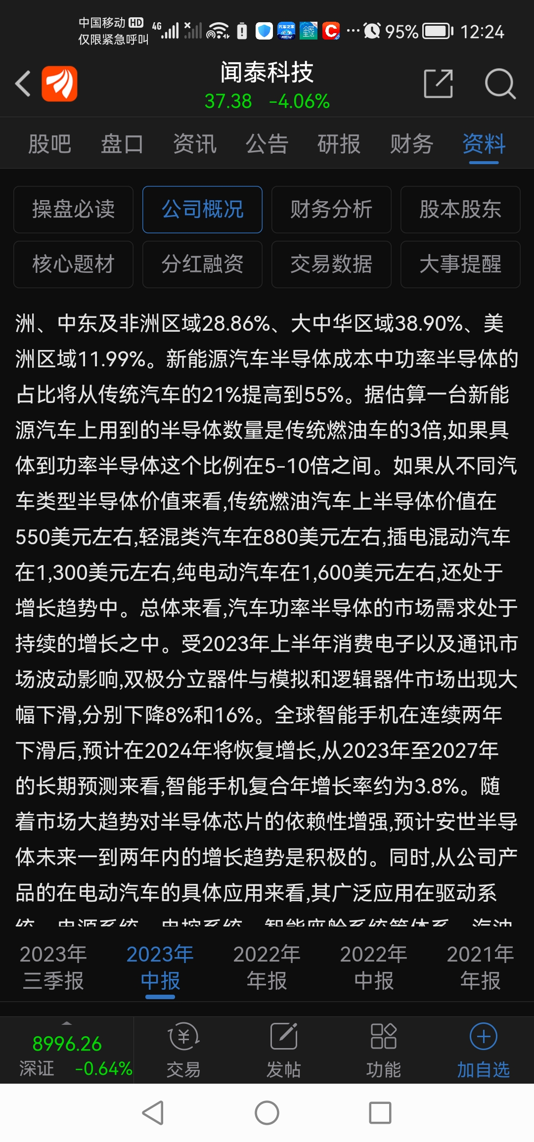 聞泰科技目前的市值被市場嚴重低估單一個安世半導體也不止這麼一點錢