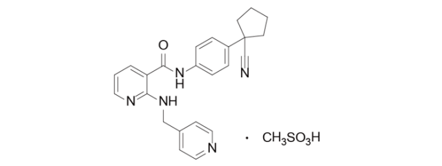 首頁>創作中心>正文> 圖3:甲磺酸阿帕替尼化學結構尼妥珠單抗百泰生物